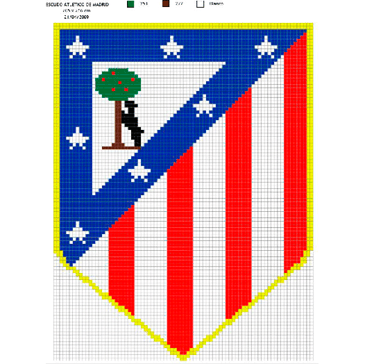 Escudo Atlético de Madrid grande