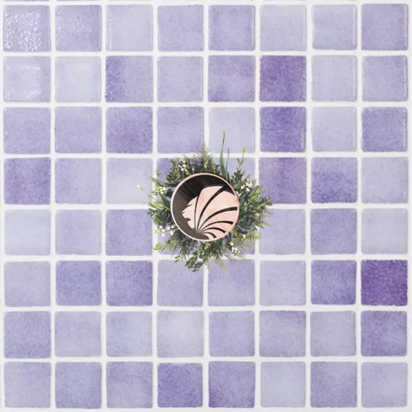 Gresite piscina lila 38x38 512