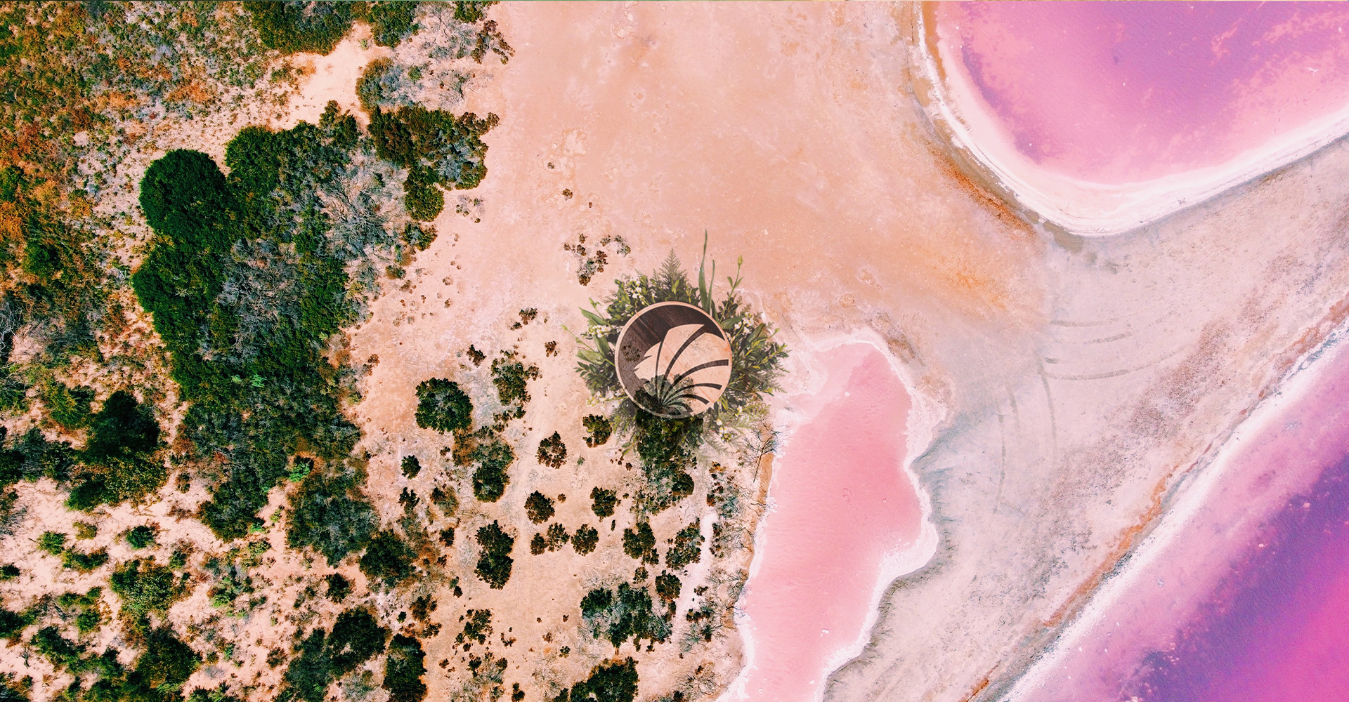 piscinas de color rosa