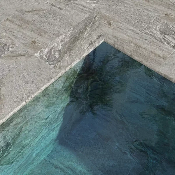 borde piscina porcelanico esquina oscura
