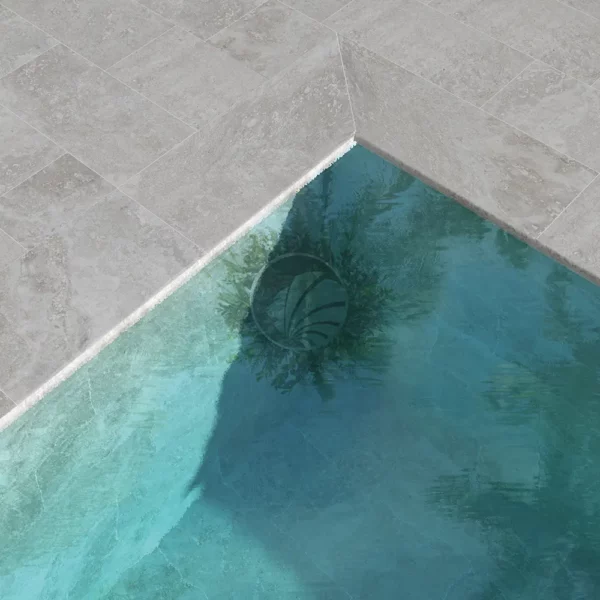 borde piscina porcelanico esquina