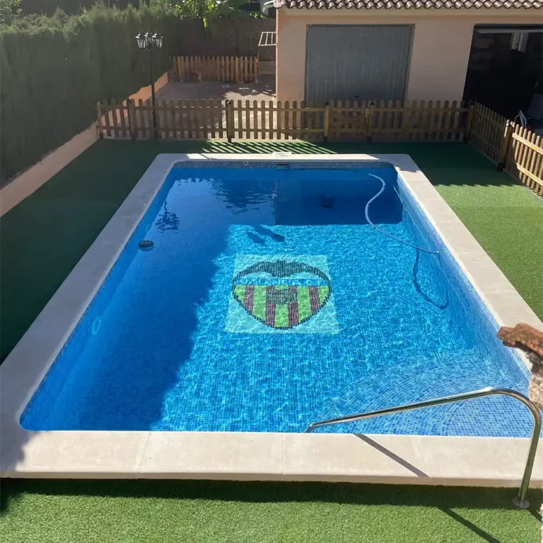 dibujos gresite piscina escudo de futbol valencia