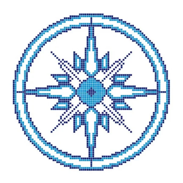 Rosa Azul y Blanca