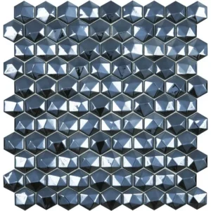 Hexagonal 3D Negro