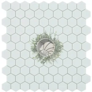 Hexagonal Blanco Mate